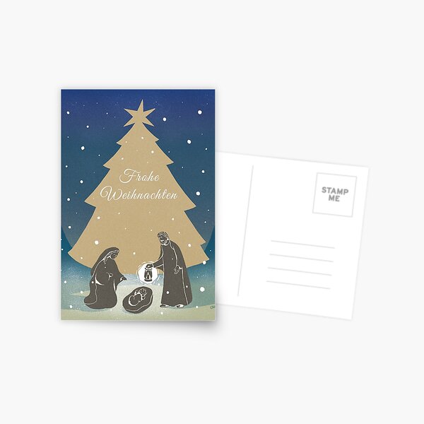 Frohe Weihnachten Karte(German) Postcard