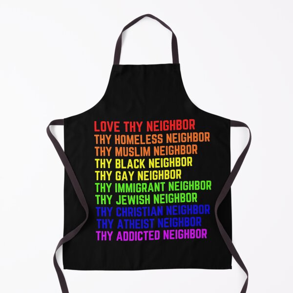 Item preview, Love Thy Neighbor, Love THY Neighbour, I can't Breathe, Love Others, Black Lives Matter, Protest, Liberal, Clothe Design,Rainbow,Laptop Skins, scraf, mobile cases, face masks designed and sold by kenganalashish.