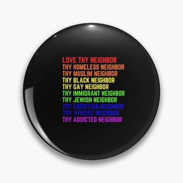 Item preview, Love Thy Neighbor, Love THY Neighbour, I can't Breathe, Love Others, Black Lives Matter, Protest, Liberal, Clothe Design,Rainbow,Laptop Skins, scraf, mobile cases, face masks designed and sold by kenganalashish.