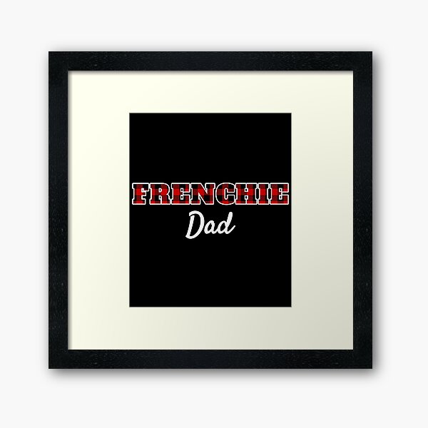Item preview, Frenchie Dad - Buffalo Checkered Lumberjack Red Plaid French Bulldog  designed and sold by Guarddogdrive.