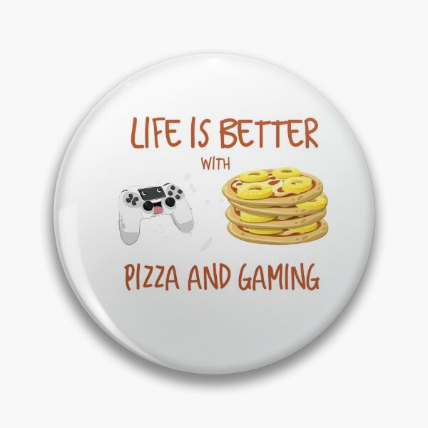 Item preview, LIFE IS BETTER WITH PIZZA AND GAMING designed and sold by 30-Merch.