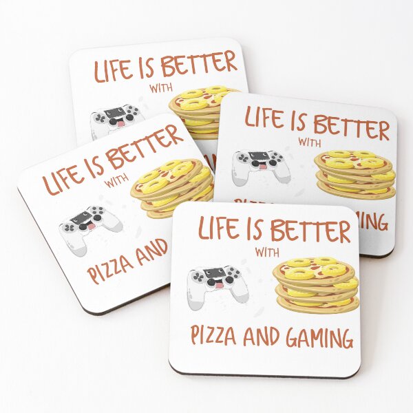 Item preview, LIFE IS BETTER WITH PIZZA AND GAMING designed and sold by 30-Merch.
