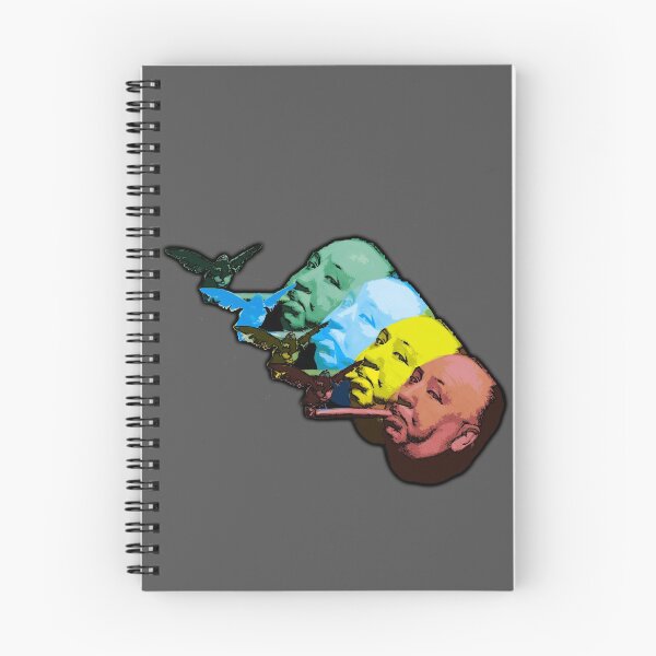 Item preview, Alfred Hitchcock - bird and Cigar in 4 colour- NumbTs - design Unique Quality Printed Designs illustration designed and sold by NumbTs.