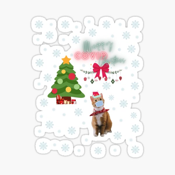 Frohe Covid Weihnachten Sticker
