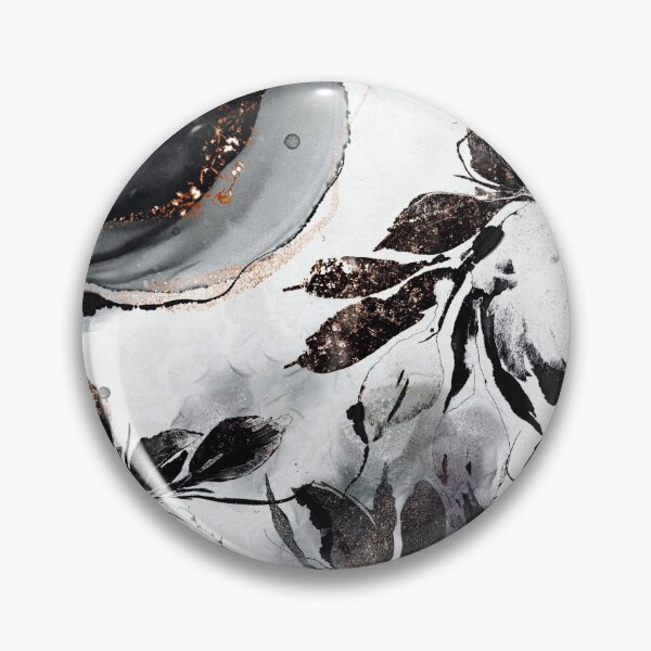 Item preview, Black And White Flower Marble Garden designed and sold by MysticMarble.