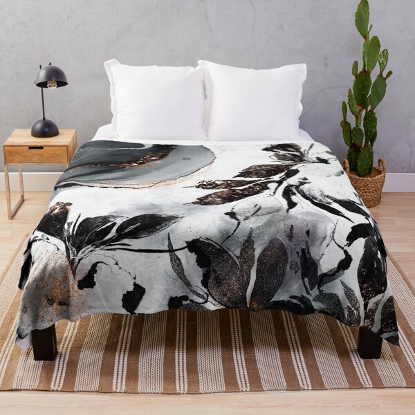 Item preview, Black And White Flower Marble Garden designed and sold by MysticMarble.