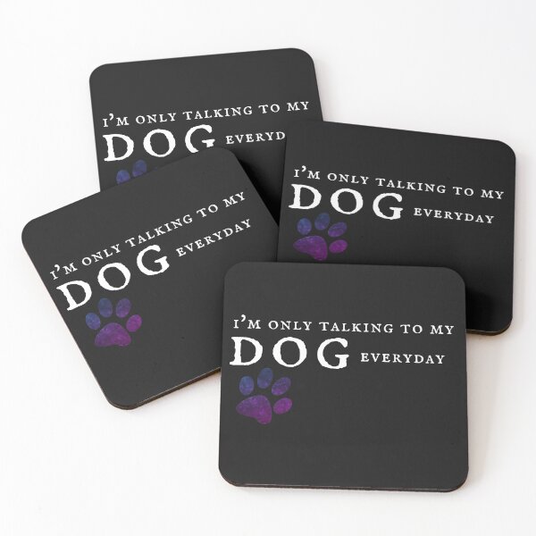 Item preview, i'm only talking to my dog everyday shirt designed and sold by Mounir Ameur Ali.