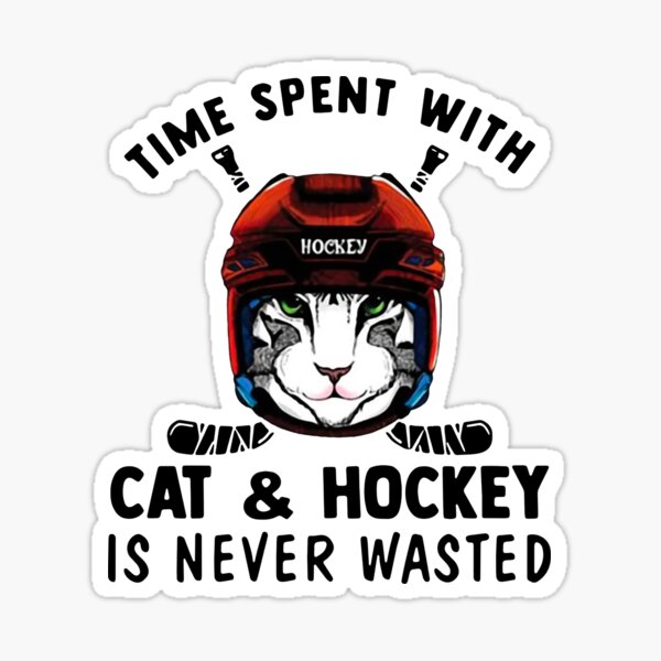 Artikel-Vorschau von ZEIT MIT CAT UND HOCKEY WIRD NIE VERWENDET, designt und verkauft von Jonesshop.