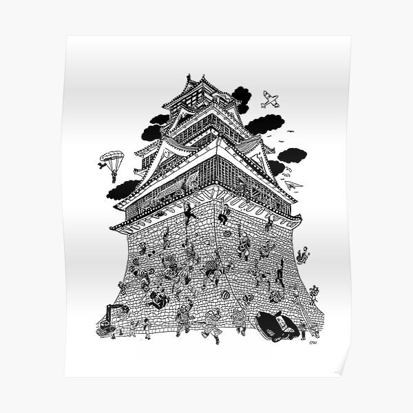 Attack Kumamoto Castle Poster
