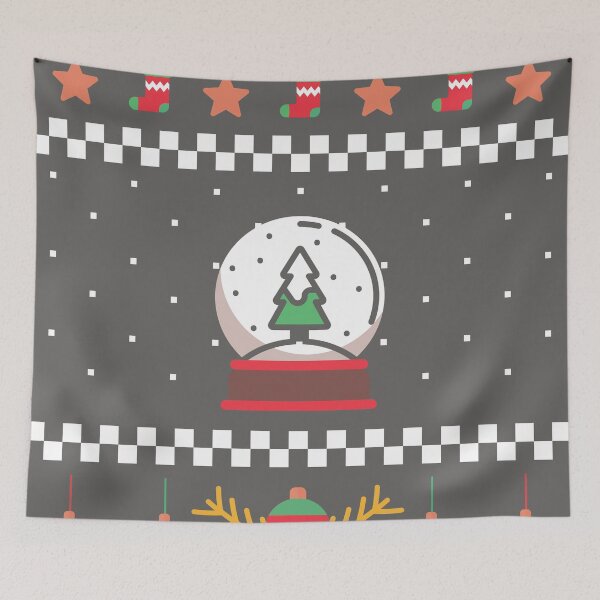 Item preview, Ugly Sweater Christmas Snow Globe  designed and sold by WordsmithNerd.