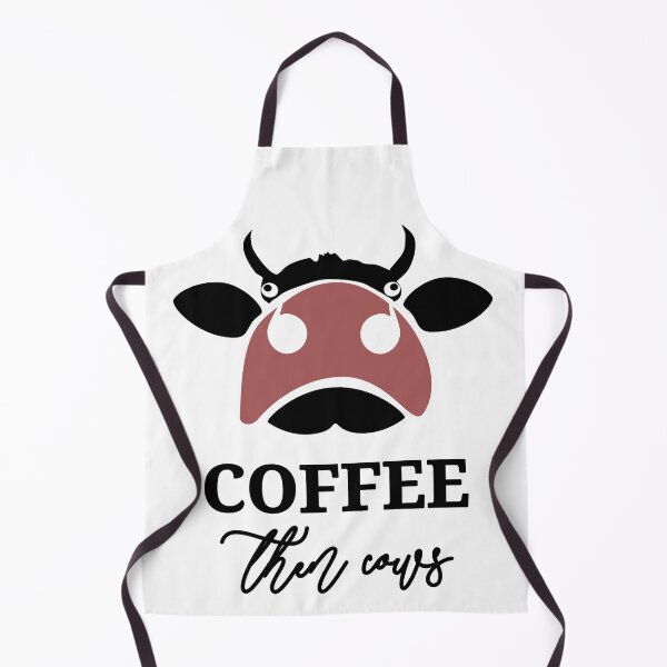 Item preview, Coffee then cows, funny farming quote designed and sold by orangerinka.