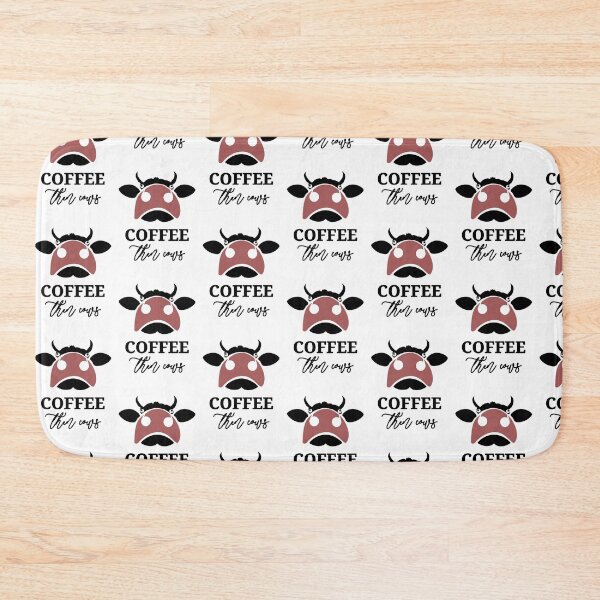Item preview, Coffee then cows, funny farming quote designed and sold by orangerinka.