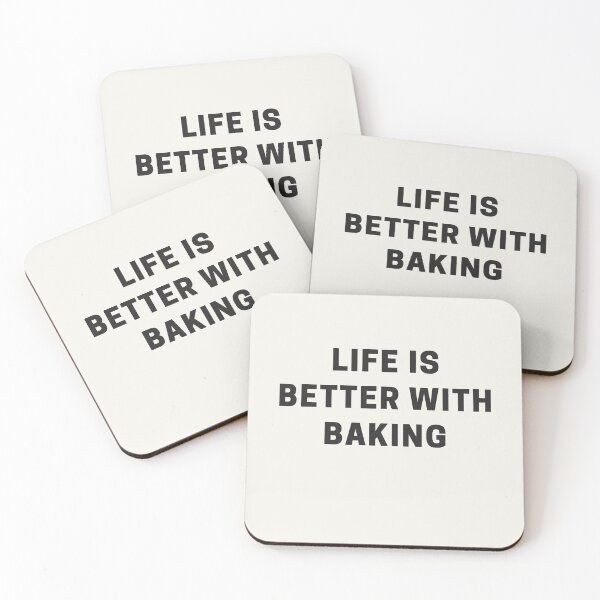 Item preview, Life is Better with Baking designed and sold by Shujii.
