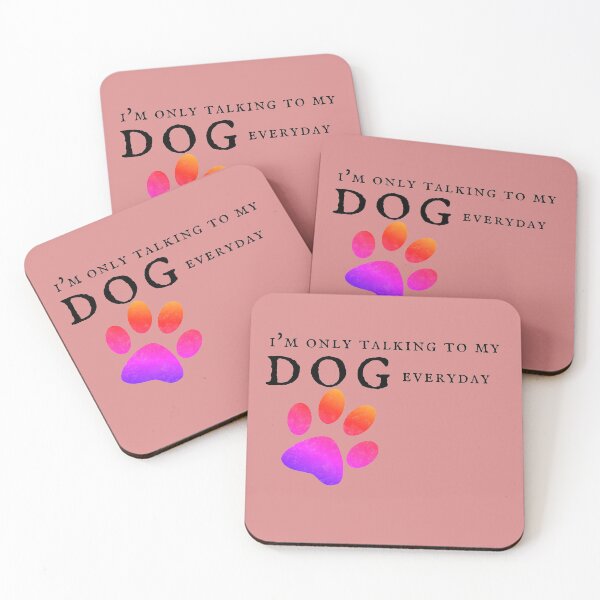 Item preview, i'm only talking to my dog everyday shirt designed and sold by Mounir Ameur Ali.