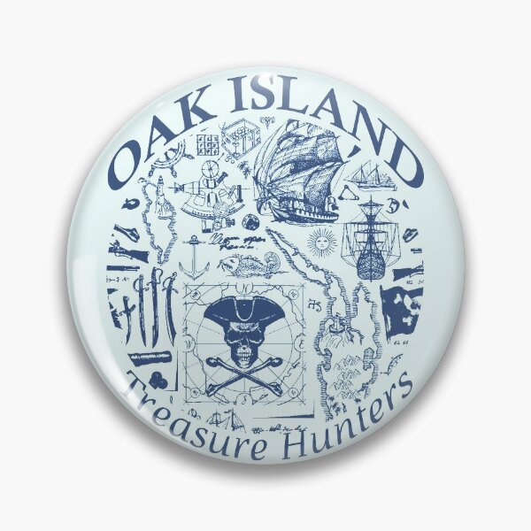 Item preview, Oak Island Treasure Hunters Nova Scotia Old Pirate Map designed and sold by TopTeeShop.