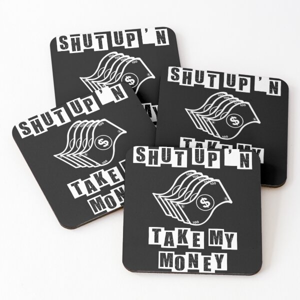 Item preview, Shut Up N Take My Money - dollar bills - Black designed and sold by BusyMonkeys.