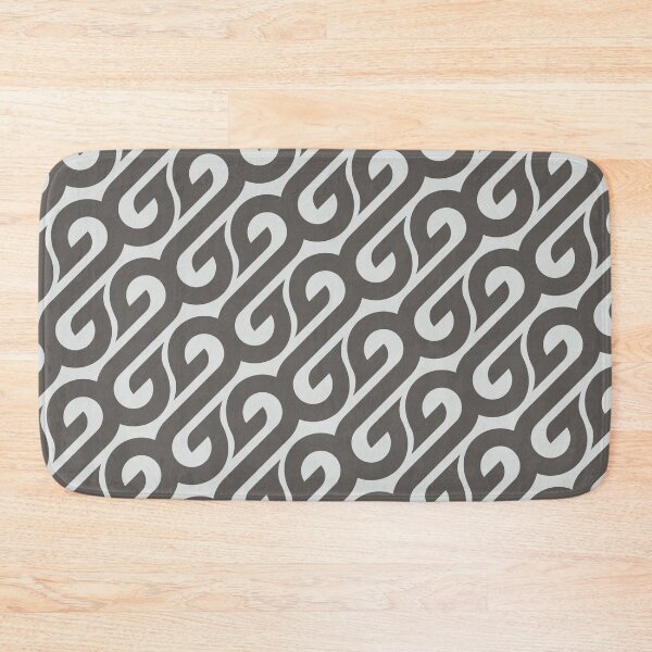 Item preview, Sigmoids & Flames Geometric Pattern – Gray designed and sold by RoguePatterns.