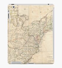 Vintage Map of Early America (1799) iPad Case/Skin