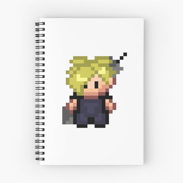 Item preview, Cloud Strife Pixel designed and sold by Bukimon.