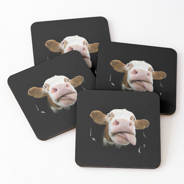 Item preview, Cow Tongue Crack Sticker Cattle Lover designed and sold by hippololocc.