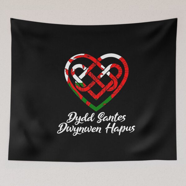Item preview, Dydd Santes Dwynwen Hapus Happy St Dwynwen Day Wales Love designed and sold by juvajay.