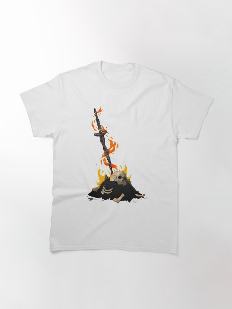 Alternate view of darksouls bonfire Classic T-Shirt