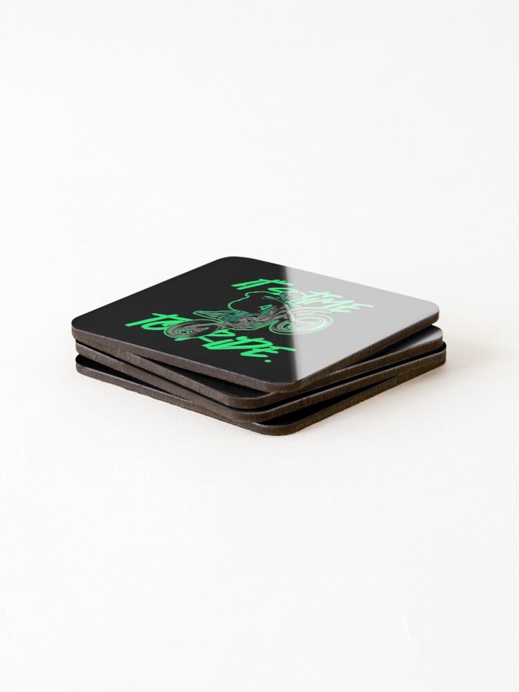 Thumbnail 4 of 5, Coasters (Set of 4), Time To Ride designed and sold by Moindo.