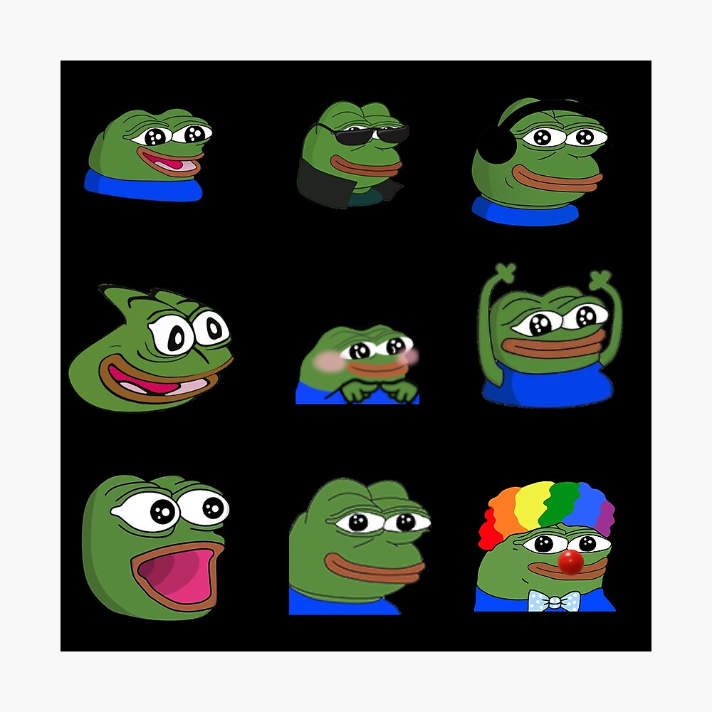 Peepo Pepe Emotes For Your Twitch Discord 1x | ubicaciondepersonas.cdmx ...