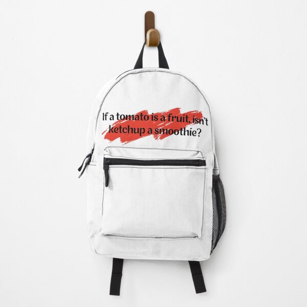 Item preview, An interesting tricky qoute/question "If a tomato is a fruit, isn't ketchup a smoothie?" designed and sold by Beyond Perception.