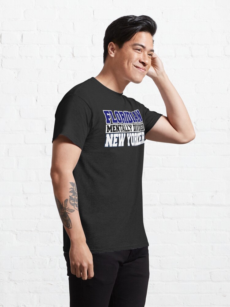 Alternate view of Floridian Mentally Divided New Yorker Classic T-Shirt
