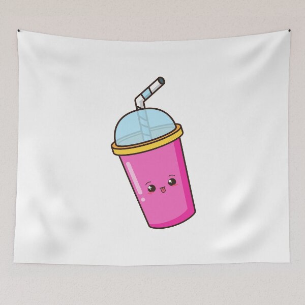 Item preview, Kawaii Japanese style Milkshake Cartoon designed and sold by bubble-bulb.