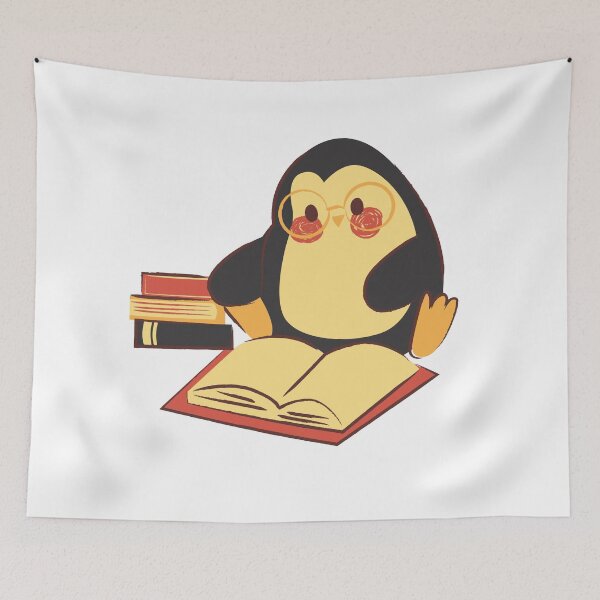 Item preview, Smart Penguin  designed and sold by afrapaints.