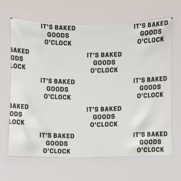 Item preview, It's Baked Goods o'clock designed and sold by Shujii.