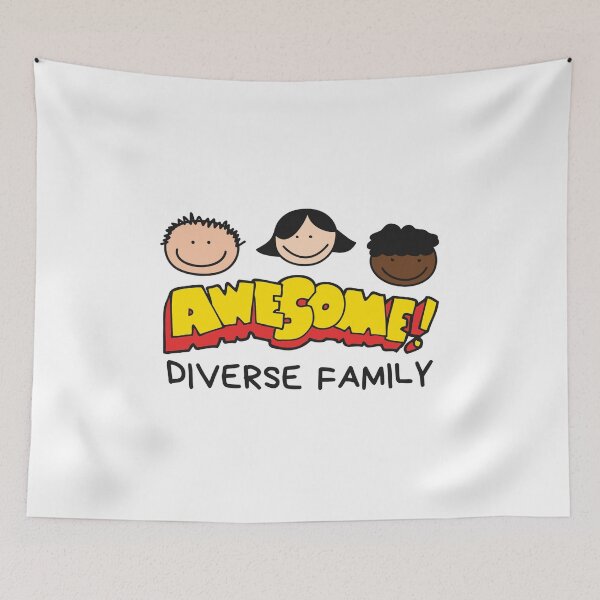 Item preview, Awesome Diverse Family designed and sold by IBMClothing.