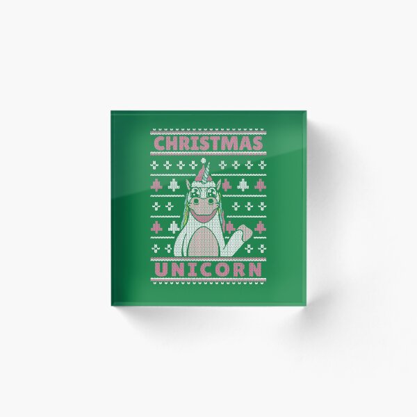 Artikelvorschau,  Weihnachten Einhorn hässlichen Pullover entworfen und verkauft von WordsmithNerd.