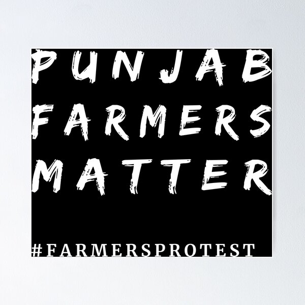 Item preview, Punjab farmers matter | support Punjabi farmers India protest designed and sold by clewzo.