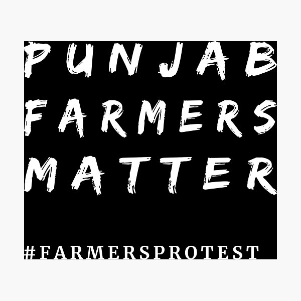 Item preview, Punjab farmers matter | support Punjabi farmers India protest designed and sold by clewzo.