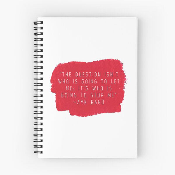 Item preview, "The question isn't who is going to let me; it's who is going to stop me" | Quote by Ayn Rand designed and sold by cattiktoks1718.