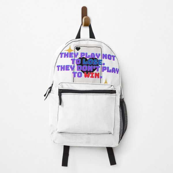 Item preview, Motivational Qoute "They play not to lose. They don't play to win." designed and sold by Beyond Perception.