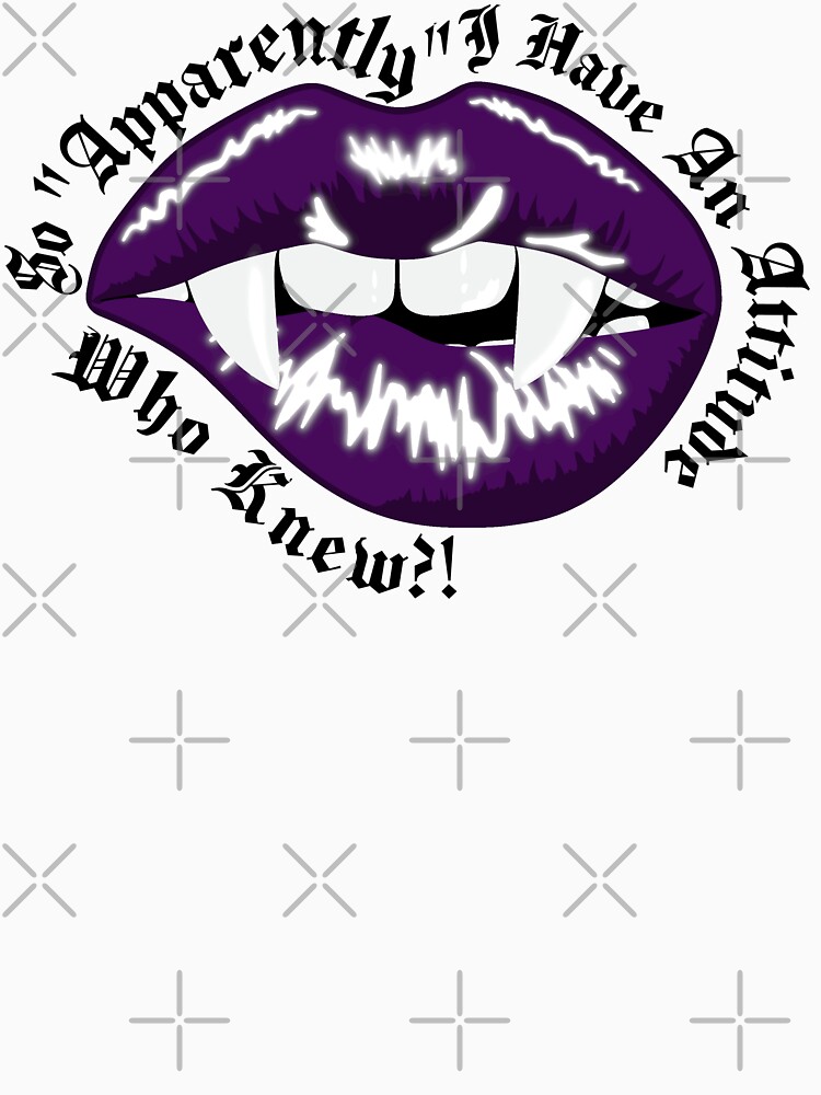 So Apparently I Have An Attitude - Vampire Goth Lips by RabbitLair