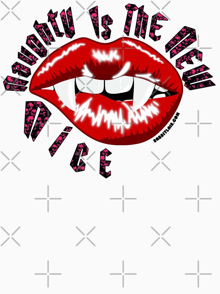 Naughty Is The New Nice - Vampire Lips by RabbitLair
