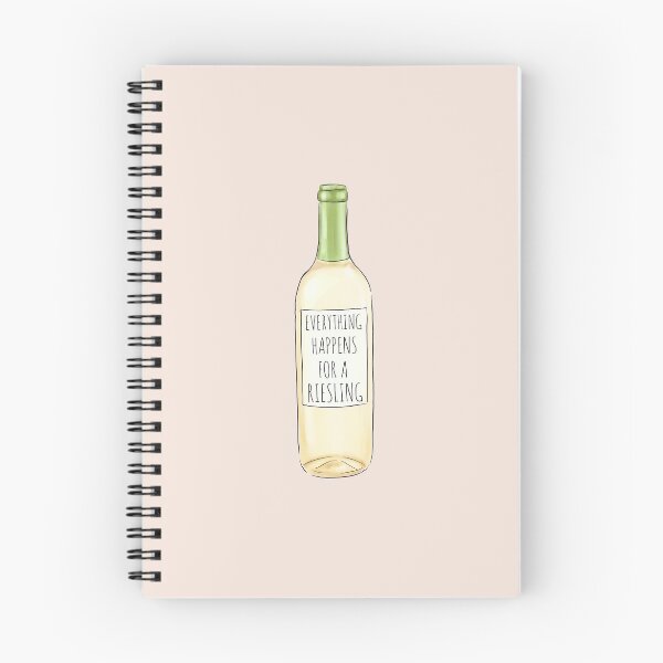 Item preview, Everything Happens For A Riesling designed and sold by redwoodandvine.