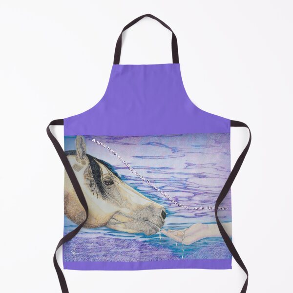 Item preview, Buckskin Horse with Quote designed and sold by EquusArtisan.