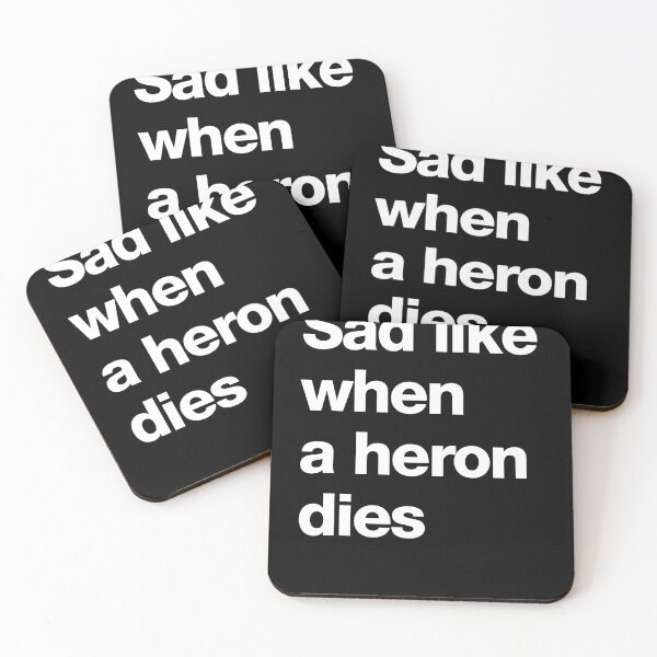Item preview, Sad like when a heron dies designed and sold by roskopp.