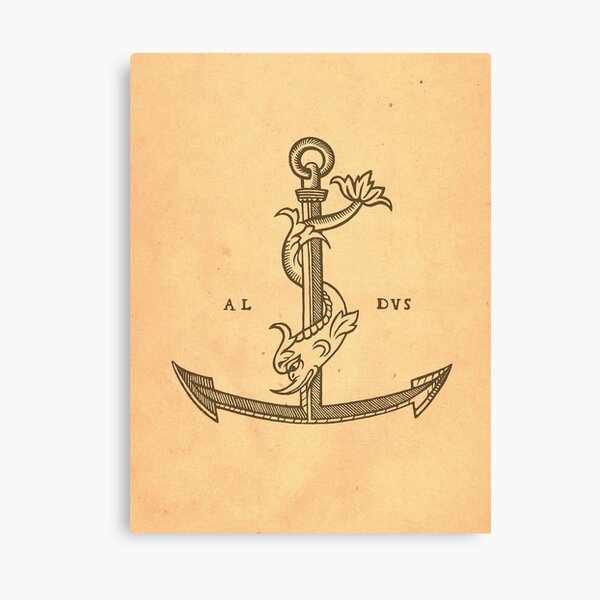 Aldus Manutius Printer Mark Lienzo