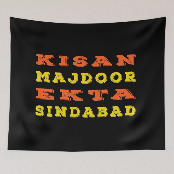 Item preview, Kisan majdoor ekta sindad | save punjabi farmers designed and sold by clewzo.