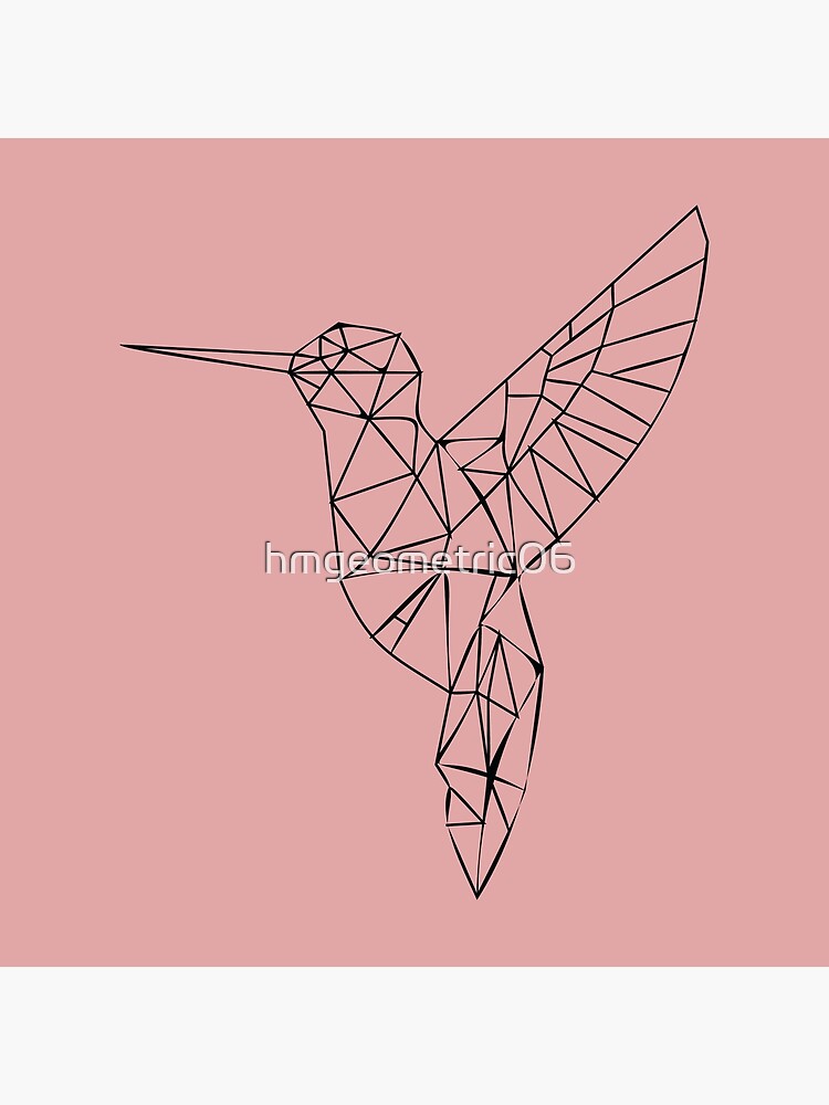 "Geometric Bird Art Black and White" Poster for Sale by hmgeometric06