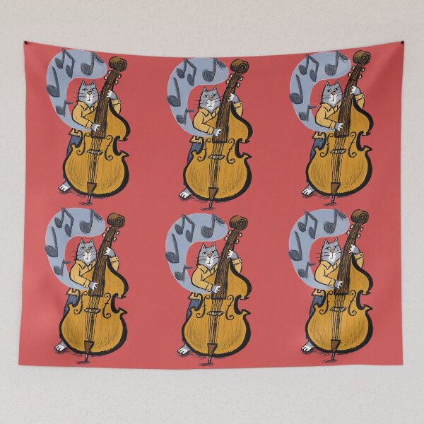 Item preview, Slap that Bass, Hep Cat!  designed and sold by Constance Lombardo.