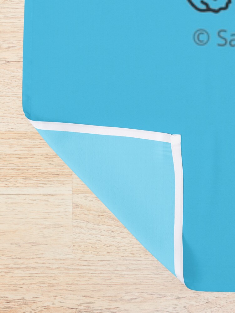 Alternate view of Another One Sweeps the Dust Housekeeping Fun Cleaning Lady Gift Shower Curtain