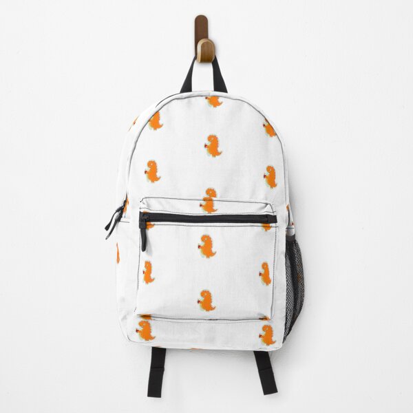 Item preview, Dino Boba Cartoon Illustration Bright Orange designed and sold by papaipapai198.